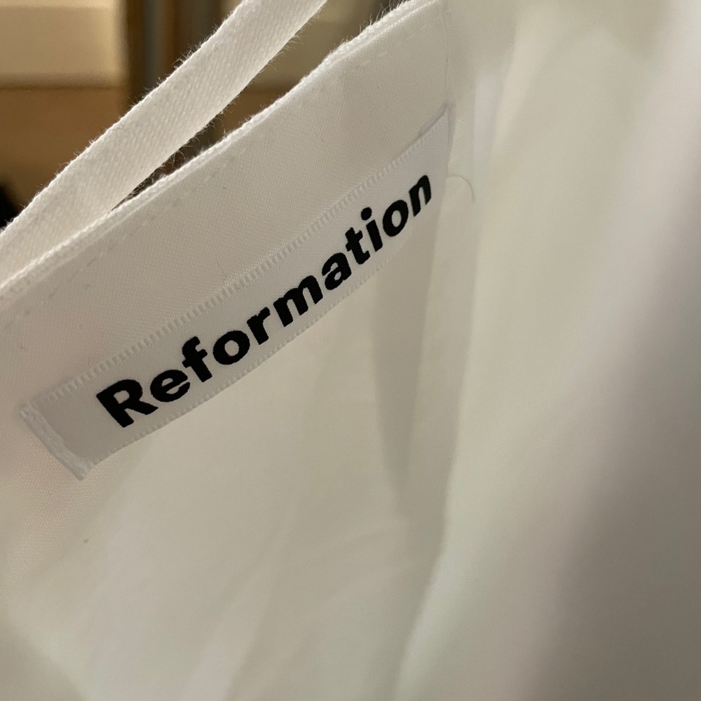 Reformation | Lianne Dress White Linen - Picture 5 of 9